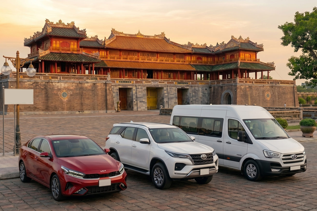 Hue to Hoi An by private cars